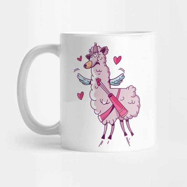 Valentine LLama by LR_Collections